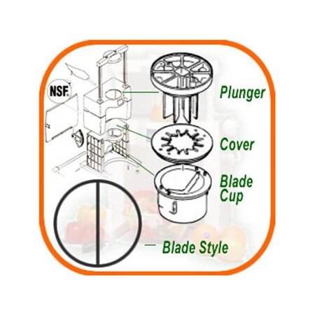 Sunkist Single Blade Cup Sectionizer SU460580